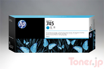 Toner.jp】HP745 (F9K03A) (シアン300ml) インクカートリッジ 純正